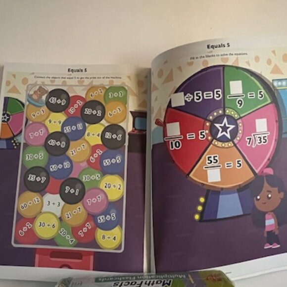 *NEW Meet the Math Facts Division Workbook and Flashcards - Picture 7 of 11